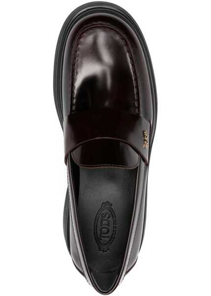 Mocasini TODS Leather Loafer BROWN Femei (BM 18578713) 4