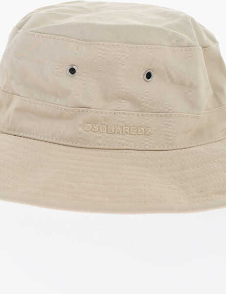 Caciuli DSQUARED2 Cotton Floppy Hat Beige Barbati (BM 18578782) 2