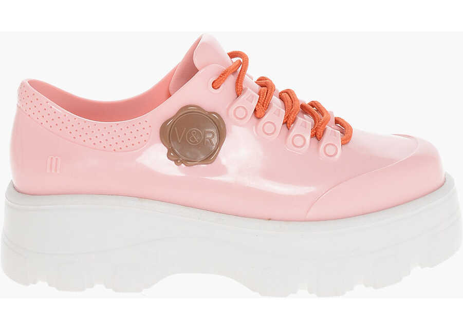 Sneakers Viktor & Rolf Melissa Pvc Kick Off Low-Top Sneakers With Platform 6Cm Orange Femei (BM 18578797) 3