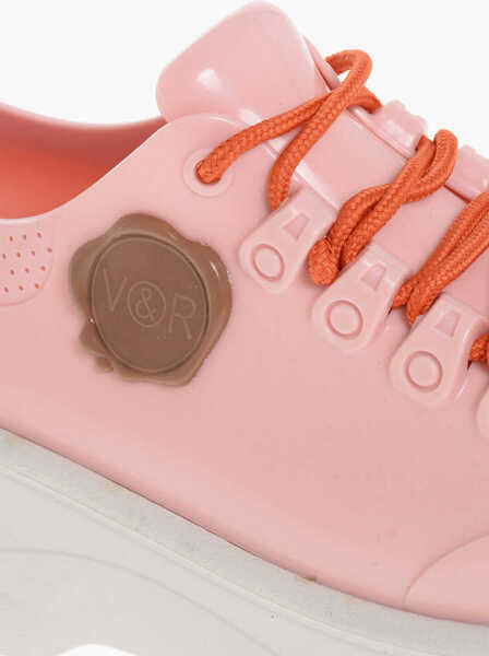 Sneakers Viktor & Rolf Melissa Pvc Kick Off Low-Top Sneakers With Platform 6Cm Orange Femei (BM 18578797) 4