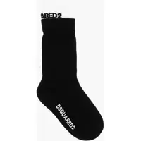 Sosete DSQUARED2 Cotton Long Socks With Contrasting Detail