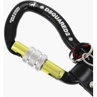 Brelocuri Dama - Brelocuri DSQUARED2 Metal Key Ring With Double Carabiner Blue Femei (BM 18578818) - B-mall.ro