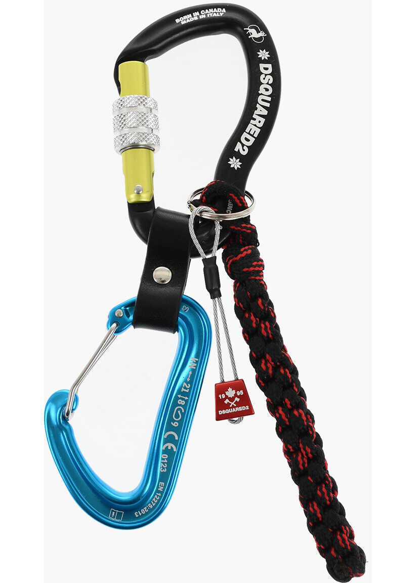 Brelocuri DSQUARED2 Metal Key Ring With Double Carabiner Blue Femei (BM 18578818) 1