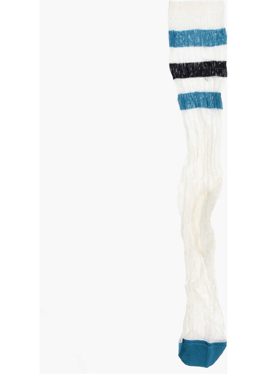 Sosete DSQUARED2 Lightweight Long Socks White Femei (BM 18578833) 3