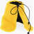 DSQUARED2 Faux Fur Solid Color Scarf Yellow