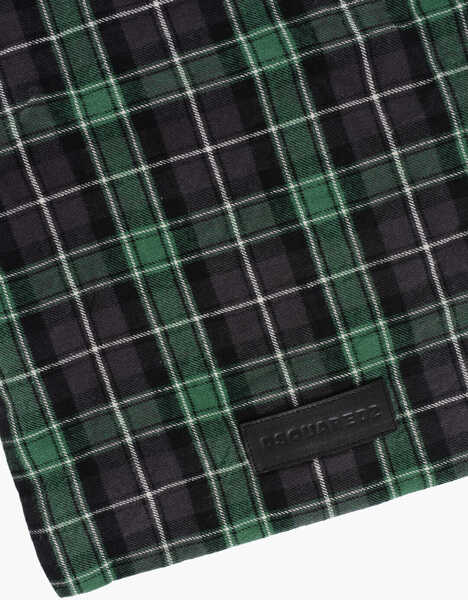 Genti de umar DSQUARED2 Two-Tone Checked Dust Bag Green Barbati (BM 18578872) 2