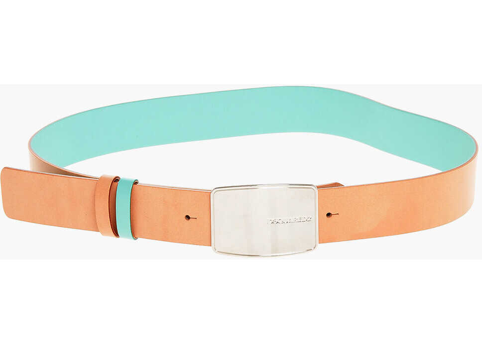 Curele DSQUARED2 Reversible Leather Belt With Silver-Tone Anchor Buckle 40Mm Brown Femei (BM 18578878) 3