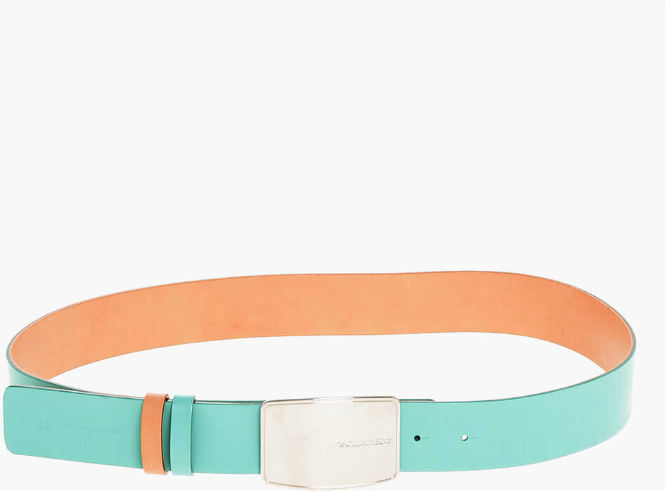 Curele DSQUARED2 Reversible Leather Belt With Silver-Tone Anchor Buckle 40Mm Brown Femei (BM 18578878) 4