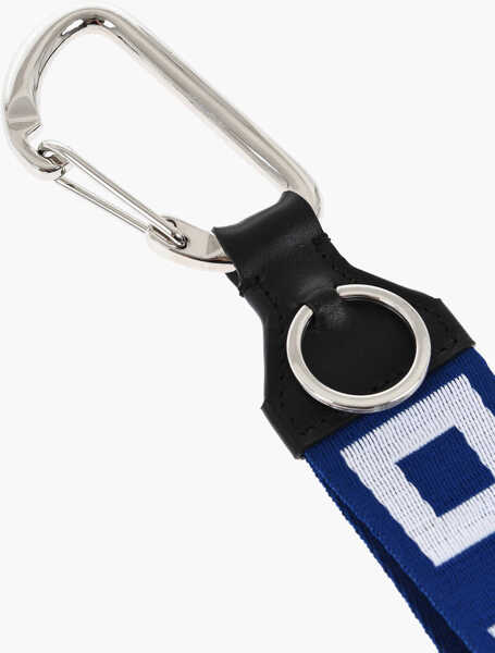 Brelocuri DSQUARED2 Farbric Keyring With Monogram Blue Barbati (BM 18578881) 2