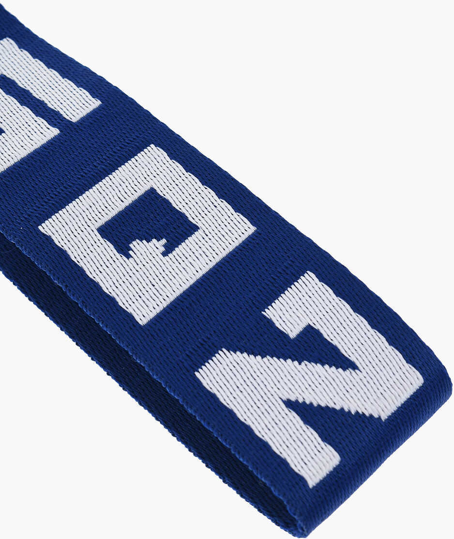 Brelocuri DSQUARED2 Farbric Keyring With Monogram Blue Barbati (BM 18578881) 3