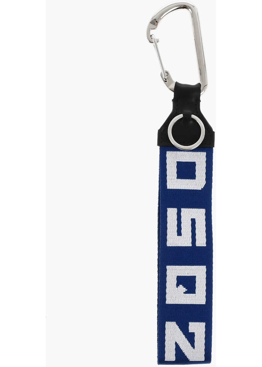 Brelocuri DSQUARED2 Farbric Keyring With Monogram Blue Barbati (BM 18578881) 1