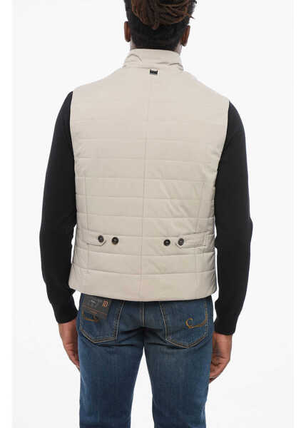 Jachete CORNELIANI Quilted Vest Beige Barbati (BM 18578968) 2