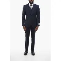 Costume Cc Collection Virgin Wool Side Vents Notch Lapel 3 Piece Wai Barbati