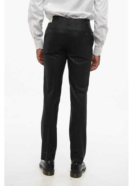 Pantaloni eleganti CORNELIANI Virgin Wool Leader Pants With Flush Pockets Blue Barbati (BM 18578995) 2