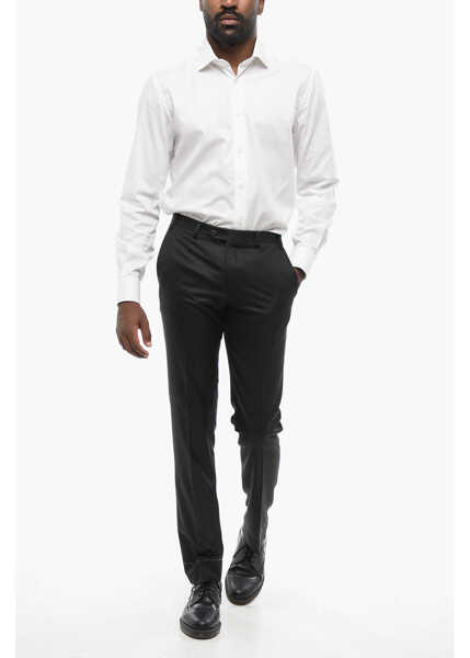 Pantaloni eleganti CORNELIANI Virgin Wool Leader Pants With Flush Pockets Blue Barbati (BM 18578995) 4