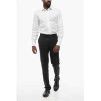 Pantaloni eleganti pentru Barbati - Pantaloni eleganti CORNELIANI Trend Virgin Wool Pants With Belt Loops Black Barbati (BM 18578998) - B-mall.ro