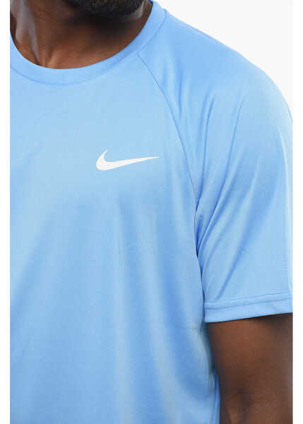 Tricouri Nike Swim Solid Color Dri-Fit Crew-Neck T-Shirt Blue Barbati (BM 18579001) 3