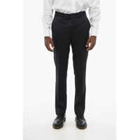 Pantaloni eleganti Virgin Wool Mantua Pants With Belt Loops Barbati