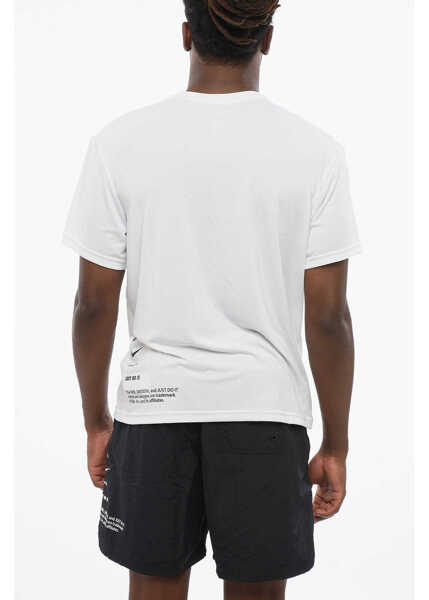 Tricouri Nike Swim Dri-Fit Hydrogu Crew-Neck T-Shirt With Contrasting Mono Black & White Barbati (BM 18579010) 2