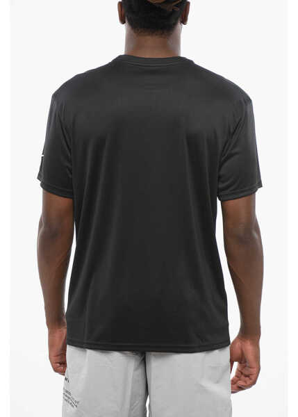 Tricouri Nike Swim Dri-Fit Crew-Neck T-Shirt With Contrasting Logo Black Barbati (BM 18579016) 2
