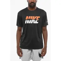 Tricouri Nike Swim Dri-Fit Crew-Neck T-Shirt With Contrasting Logo