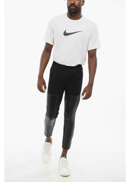 Pantaloni casual DSQUARED2 Leather Pants With Ankle Zip Black Barbati (BM 18579019) 4