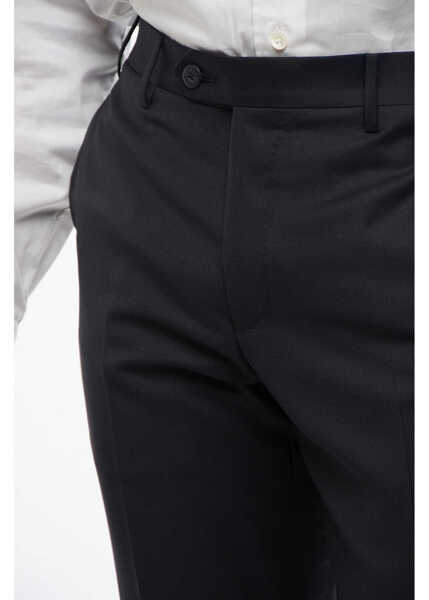 Pantaloni eleganti CORNELIANI Virgin Wool Leader Pants With Flush Pockets Blue Barbati (BM 18579025) 3