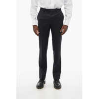 Pantaloni eleganti Twill Wool Leader Pants With Belt Loops Barbati