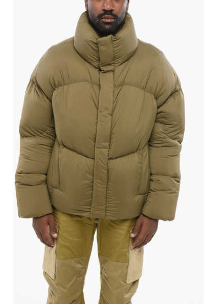 Geci de iarna Bacon Front Zipped New Order Rod Down Jacket Military Green Barbati (BM 18579043) 1