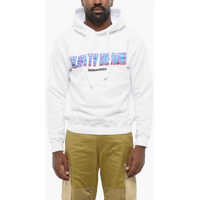 Bluze de trening Cotton Hoodie With Frontal Print Barbati