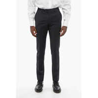 Pantaloni eleganti Pinstriped Academy Wool Blend Pants Barbati