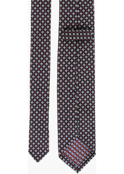 Cravate DSQUARED2 Floral Patterned Silk Tie Multicolor Barbati (BM 18579157) 3