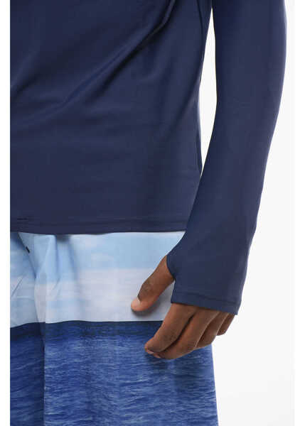 Tricouri Nike Swim Long Sleeve Technical Fabric T-Shirt Blue Barbati (BM 18579160) 3