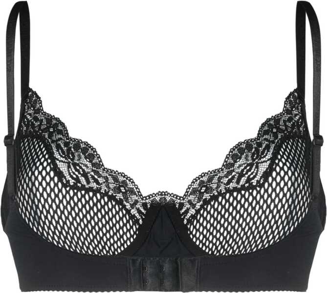 Lenjerie intima DSQUARED2 Perforated Lace Brief Black Femei (BM 18579166) 2