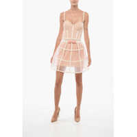 Rochii lungi Embroidered Dress With Circle Skirt Femei