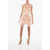 Elisabetta Franchi Embroidered Dress With Circle Skirt Pink