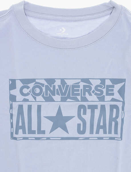 Tricouri Converse All Star Front Printed Crew-Neck T-Shirt Blue Baieti (BM 18579187) 2