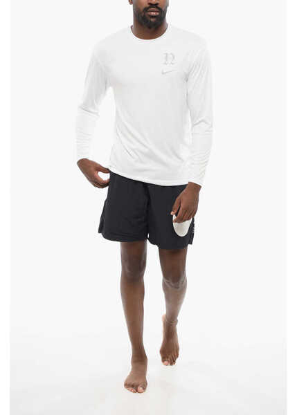 Tricouri Nike Swim Long Sleeved Dri-Fit Crew-Neck T-Shirt White Barbati (BM 18579190) 4