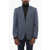 CORNELIANI Cc Collection Wool Blend Right Single Breasted Blazer With C Blue