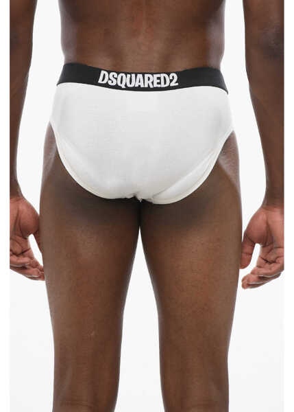 Lenjerie intima DSQUARED2 Dsurf Slip With Logoed Band White Barbati (BM 18579202) 2