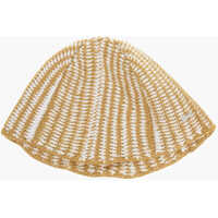 Caciuli Virgin Wool Blend Two-Tone Beanie Barbati