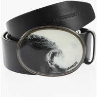 Curele Leather Belt With Metal Buckle 40Mm Barbati