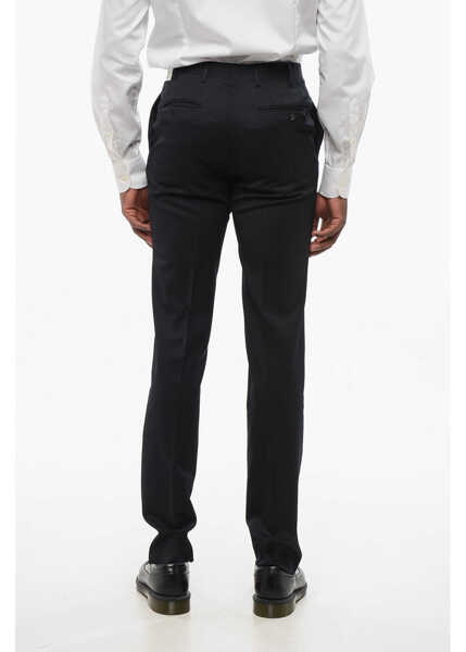 Pantaloni eleganti CORNELIANI Trend Virgin Wool Pants Black Barbati (BM 18579229) 2