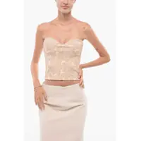 Bluze Floral Bodice Top Femei