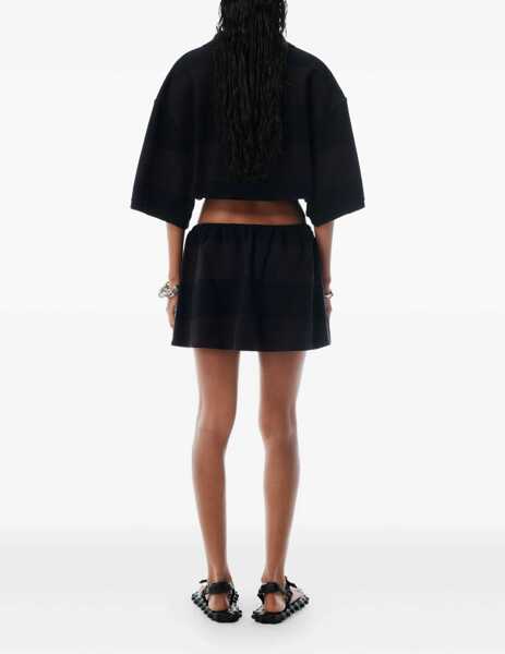 Tricouri Polo Alexander Wang Deconstructed Polo BLACK Femei (BM 18579367) 3