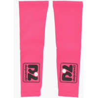 Manusi Logo Printed Solid Color Muffs Femei