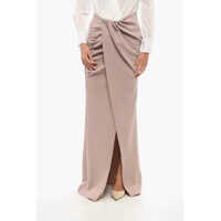 Fuste lungi Back Zipped Mermaid Skirt Femei