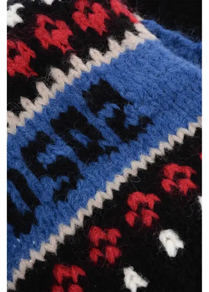 Fulare DSQUARED2 Nylon Blend Scard With Embroidery Black Femei (BM 18579415) 2