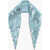 DSQUARED2 Solid Color Sequined Foulard Light Blue