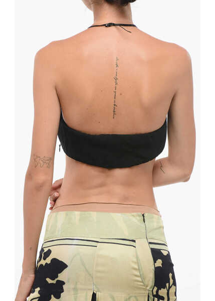 Bluze DSQUARED2 Neck Strap Icon Tube Top Black Femei (BM 18579424) 2